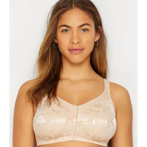 WACOAL NWT Breast Awareness Soft Cup wireless bra Biege 40B - Picture 1 of 4